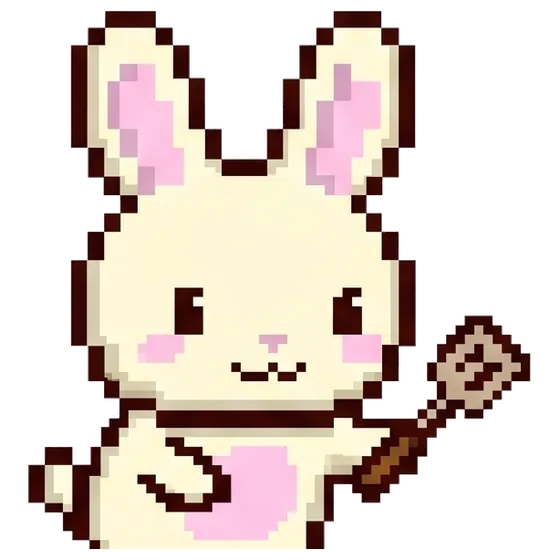 Mochi the chef bunny